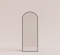 Full-Length Arched Floor Mirror with Stand - Multiple Size