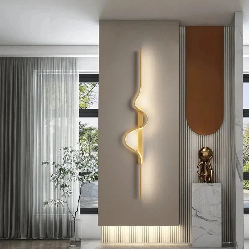 Dlight Decor Black Modern LED Wall Light Fixture